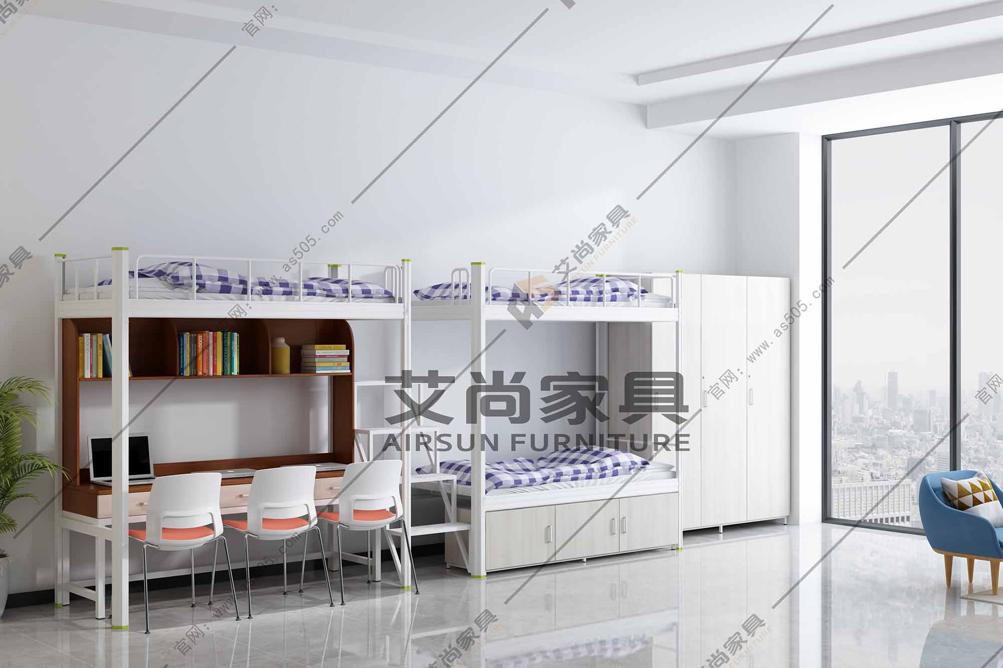 學(xué)生公寓組合床廠家